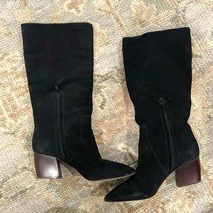 Botkier Suede High Boots with Heel